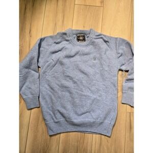 Vtg Monte Carlo Sweater Mens Medium Lambswool Crew Neck Pullover